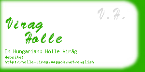 virag holle business card