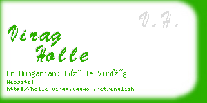 virag holle business card